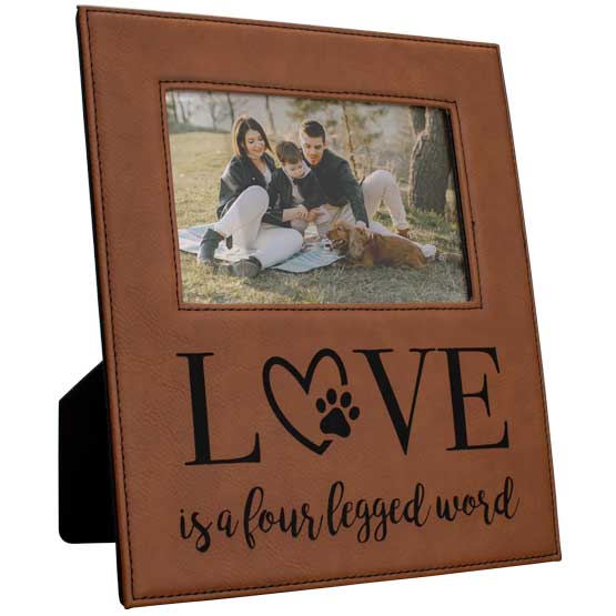 Rawhide Message Picture Frame