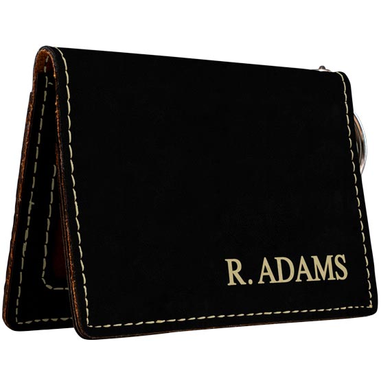 Custom Black with Gold Wallet