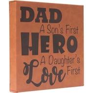Custom Faux Leather Rawhide Canvas