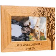 Custom Love Grows Red Alder Frame