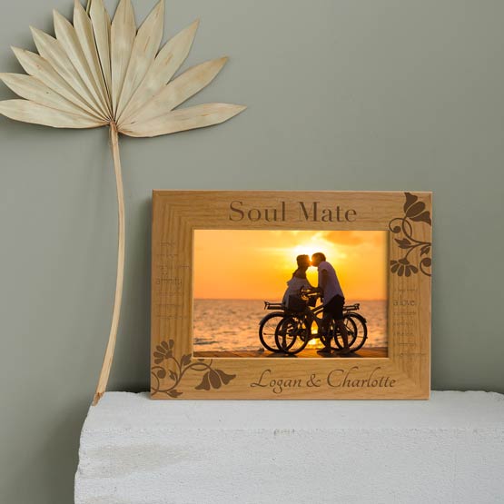 Custom Soul Mate Frame on Table