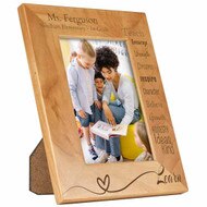 Custom Teacher Red Alder Frame