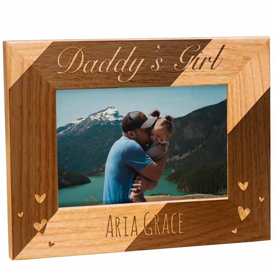 Custom Daddy's Girl Red Alder Frame