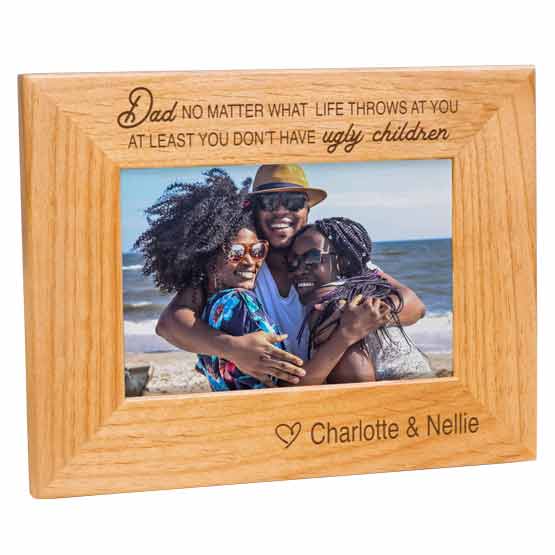 Custom No Ugly Children Frame