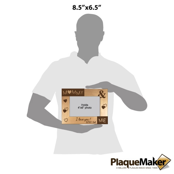 Mommy & Me Picture Frame Size Chart
