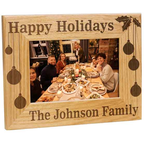 Custom Happy Holiday's Frame