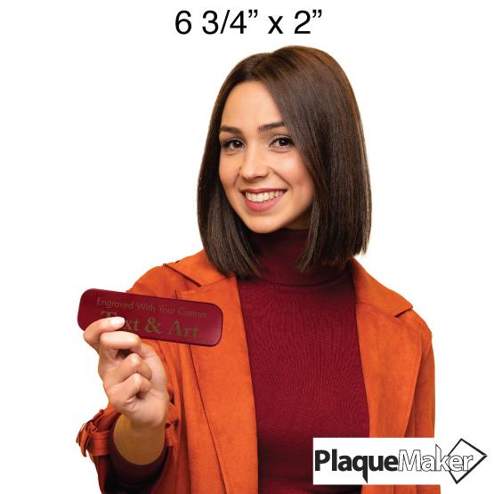 Woman Holding Rosewood Pen Set Case To Demonstrate The Size Compared To An Average Woman