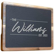Custom Acacia & Slate Cutting Board