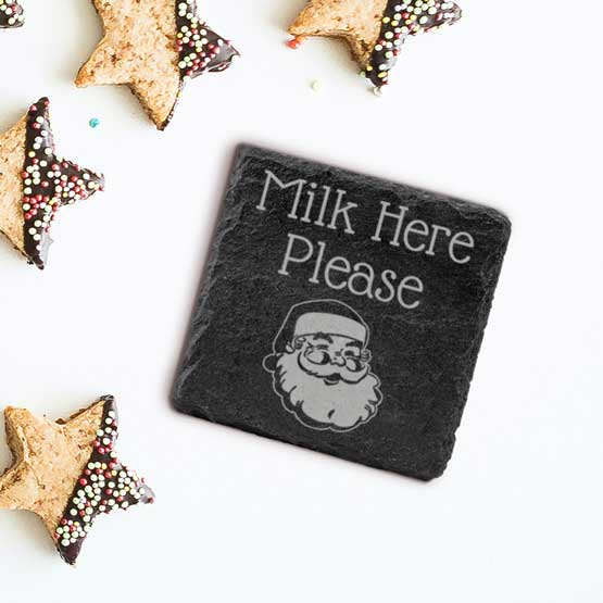 Milk Here Please Coaster by Cookies