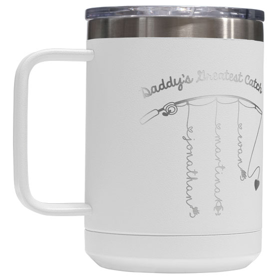 Custom Greatest Catch White Mug