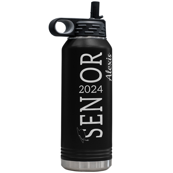 Custom Senior Grad Water Bottle