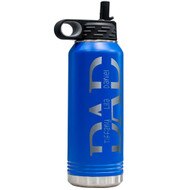 Custom Kid's Name Dad Water Bottle