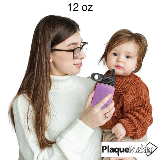 Light Purple Water Bottle Sizes