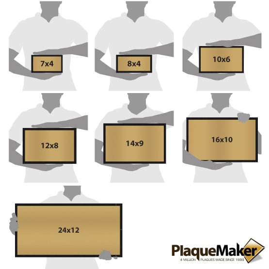 Custom Bronze Headstone Size Guide