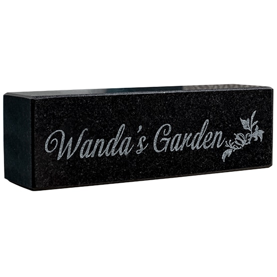 Custom Granite Pillars, Engraved Granite Pillar. Engraved with your message and art or logo.