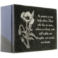 Custom Granite Urns, Engraved Urns. Engraved with your message and art or picture.