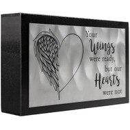 Custom Titanium Headstone, Titanium Memorial Plaque, Grave Marker. Engraved with your message and art or picture.