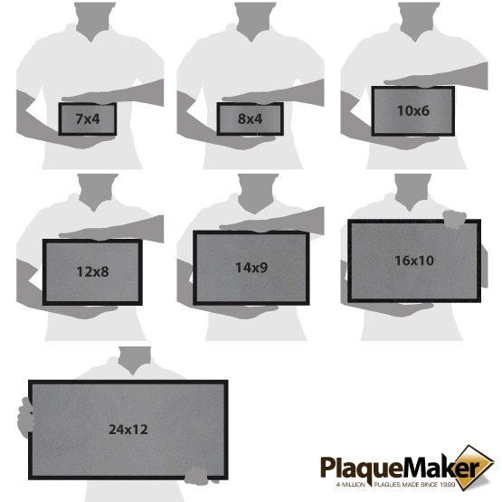 Titanium Headstones Size Guide