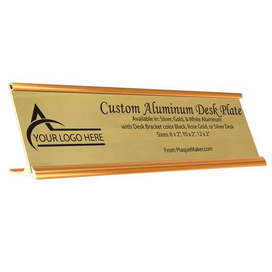 Custom Aluminum Desk Plate