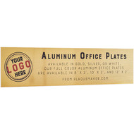 Custom Aluminum Office Name Plates