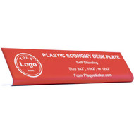 Custom Plastic Economy Name Plates