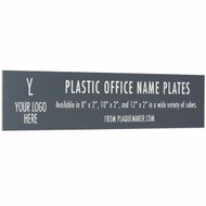 Custom Plastic Office Name Plates