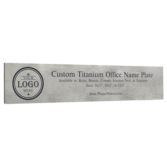 Customized Titanium Office Plates