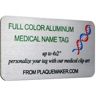 Custom Aluminum Medical Name Tag