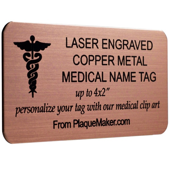 Custom Stainless Steel Labels - Engraved Metal Tags Up to 4x2