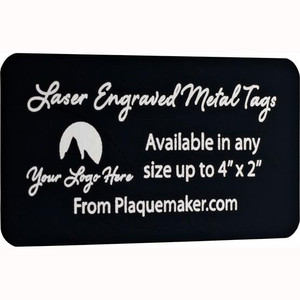 Custom Laser Metal Name Tags & Logo
