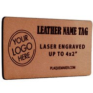 Custom Leather Name Tags