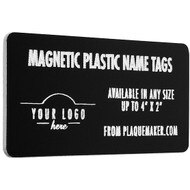 Custom Plastic Magnetic Name Badge