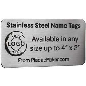 Custom Tags Stainelss steel High Polish