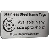 Custom Stainless Steel Name Tags