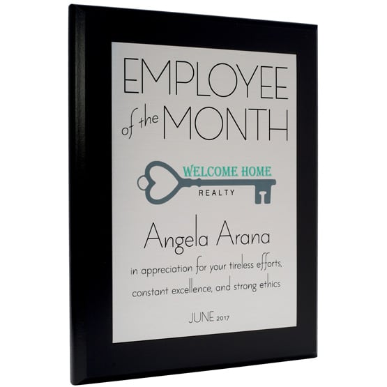 Employee of the Month Plaque - Style 3