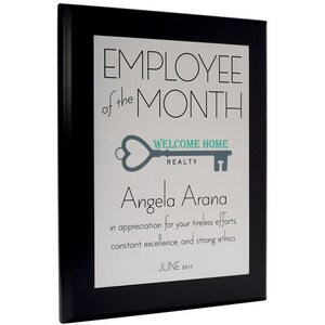 Employee of the Month Plaque - Style 3