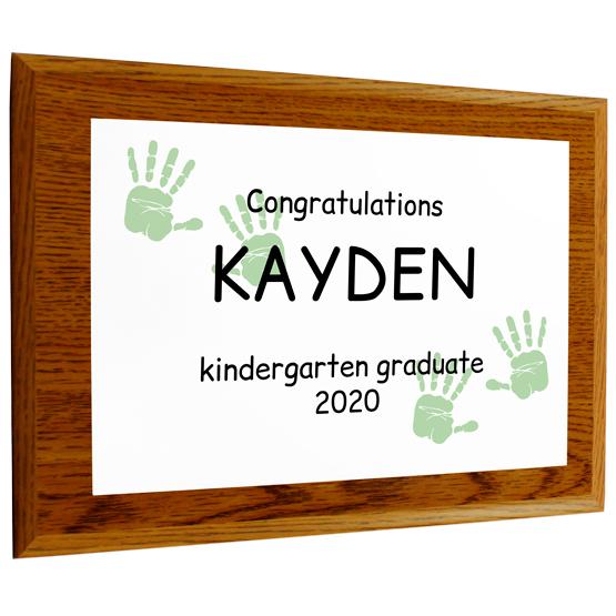 Custom Kindergarten Grad Plaque