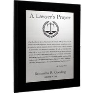 Customized Lawyers Prayer Plaque