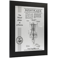 Custom Aluminum Patent Award Plaque