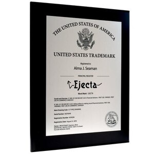 Custom Trademark Award Plaque