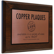 Custom Engraved Copper Plaques