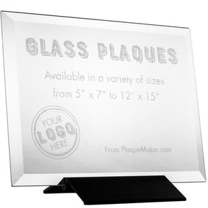 Custom Glass Engraved Plaques