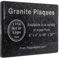 Custom Engraved Granite Plaques