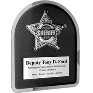 Custom Sheriff Hero Plaque