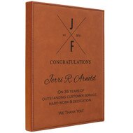 Custom Rawhide Leatherette Plaque