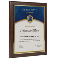 Certificate Plaque Kits with Frame