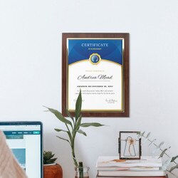Certificate Plaque Kits with Frame
