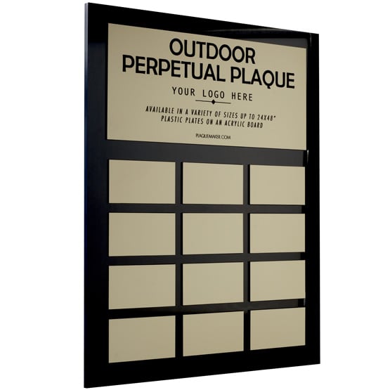 Custom Outdoor Perpetual Plaques