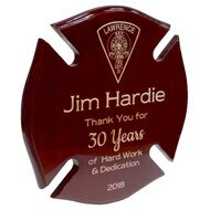 Custom Maltese Cross Plaque