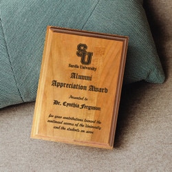 Custom Solid Cherry Wood Plaques